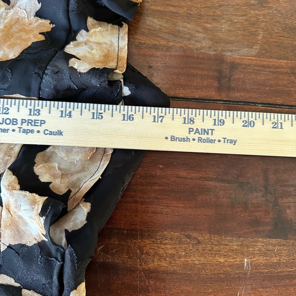 Lulus No Introductions Needed Black Burnout Floral Tiered Maxi Dress M Beautiful - Picture 9 of 9